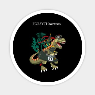 Clanosaurus Rex FORSYTHsaurus rex Plaid Forsyth Scotland Ireland Family Tartan Magnet